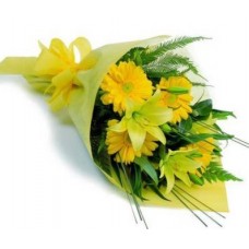 Yellow Lilies and Gerbera's